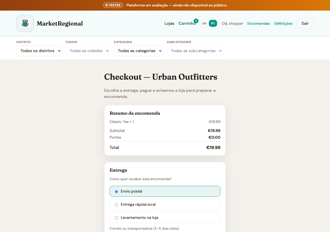 Checkout with address and payment